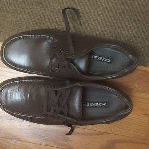 Wonderlite men's leather shoes brown